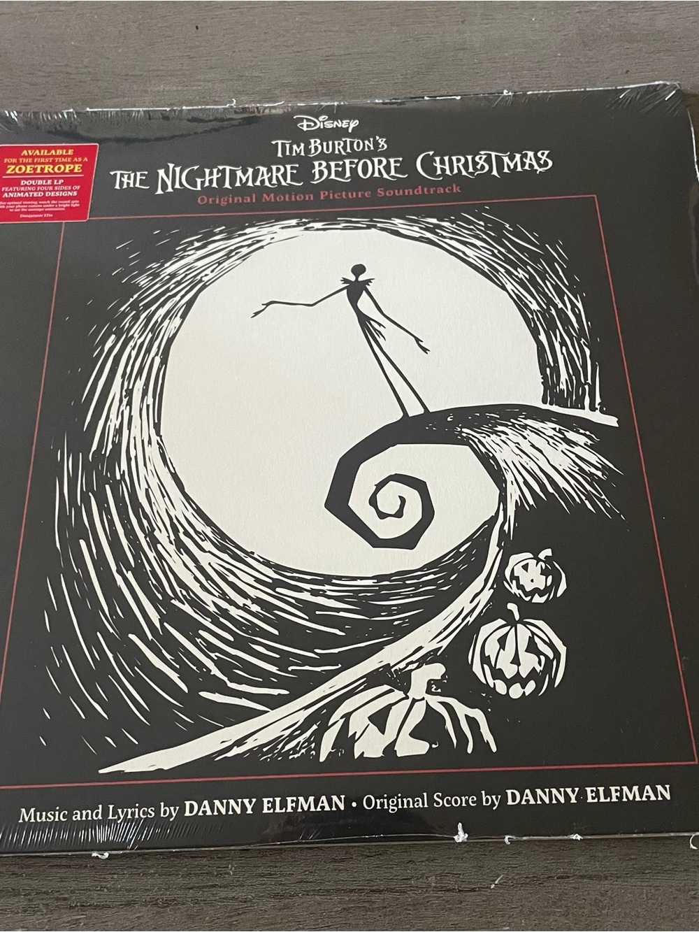 NWT The Nightmare Before Christmas Zoetrope Vinyl Record